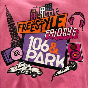 Pink 106 & Park Freestyle Fridays Design